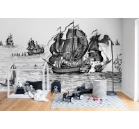 Фотообои Rebel Walls - High Seas, Black - R14501 