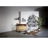 Фотообои Rebel Walls - High Seas, Black - R14501 