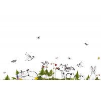 Фотообои Rebel Walls - The Rabbit's Playground - R14551 