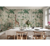Фотообои Rebel Walls - Giraffe's Stroll - R16791 Фотообои Rebel Walls - Giraffe's Stroll - R16791