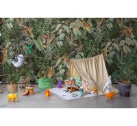 Фотообои Rebel Walls - Mischievous Tigers, Lush - R16812 