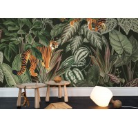 Фотообои Rebel Walls - Mischievous Tigers, Lush - R16812 