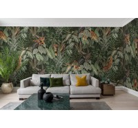 Фотообои Rebel Walls - Mischievous Tigers, Lush - R16812 