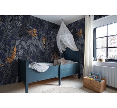 Фотообои Rebel Walls - Mischievous Tigers, Moonlight - R16813 