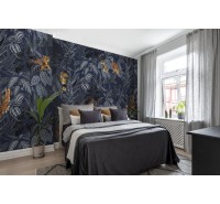 Фотообои Rebel Walls - Mischievous Tigers, Moonlight - R16813 