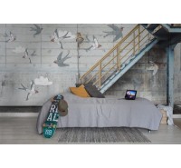 Фотообои Rebel Walls - Stairway Graffiti, Swallow - R16962 
