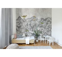 Фотообои Rebel Walls - Dinosaur Mountain - R16991 