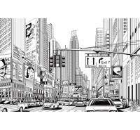 ФотоОбои Rebel Walls - Cartoon City - R10621 ФотоОбои Rebel Walls - Cartoon City - R10621