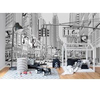 ФотоОбои Rebel Walls - Cartoon City - R10621 
