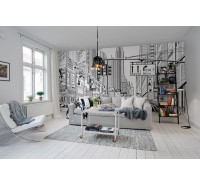 ФотоОбои Rebel Walls - Cartoon City - R10621 ФотоОбои Rebel Walls - Cartoon City - R10621