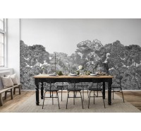 Фотообои Rebel Walls - Bellewood, Black Toile -R13053