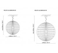 Подвесной светильник B.lux - Helios Aluminium Подвесной светильник B.lux - Helios Aluminium