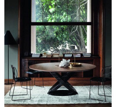 Обеденный стол Bontempi Casa - Fusion Table Round Обеденный стол Bontempi Casa - Fusion Table Round