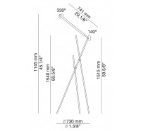 Торшер Estiluz - Asana P-3768 Торшер Estiluz - Asana P-3768
