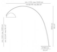 Торшер Estiluz - Pluma P-2959