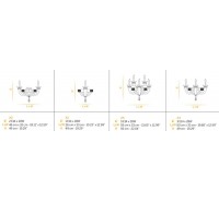 Настенный светильник Euroluce Desiderio A Настенный светильник Euroluce Desiderio A