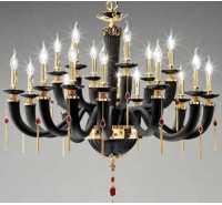 Люстра Euroluce Julienne Black_Gold