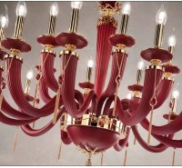 Люстра Euroluce Julienne Red_Gold