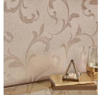 Обои флизелиновые Graham&Brown Established - Baroque Bead Champagne Wallpaper 103818