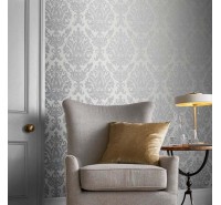 Обои флизелиновые Graham&Brown Established - Antique Gris Wallpaper 105449