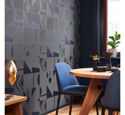 Обои флизелиновые HookedOnWalls Tinted Tiles - Groove