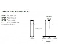 Светильник Ilfari - Flowers From Amsterdam H3 | H5 | H7