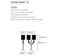 Настольная лампа Ilfari - Loving Arms T2 Настольная лампа Ilfari - Loving Arms T2