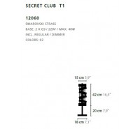 Настольная лампа Ilfari - Secret Club T1 Настольная лампа Ilfari - Secret Club T1