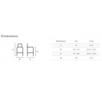 Барный стул Midj - Trampoliere OUT H65 / H75 M Барный стул Midj - Trampoliere OUT H65 / H75 M
