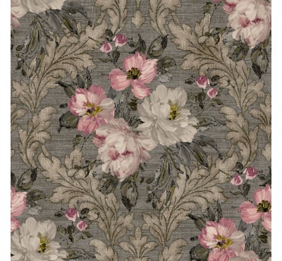 Обои флизелиновые Mayflower Wallpaper -  Painted Flowers Damask MF40300
