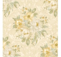 Обои флизелиновые Mayflower Wallpaper -  Painted Flowers Damask MF40300