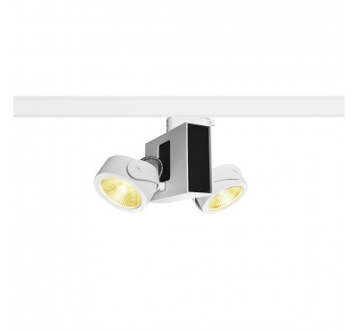 Трековый светильник SLV - Tec Kalu Double White/Black 60° 3000K 1001420
