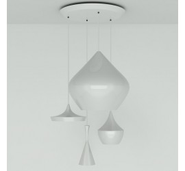 Подвесной светильник Tom Dixon - Beat White Range Round Pendant System (BLPS02WH-PEUM1)