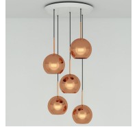 Подвесной светильник Tom Dixon - Copper 25cm Round Pendant System (CLPS02-PEUM1)