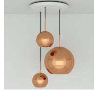 Подвесной светильник Tom Dixon - Copper Trio Round Pendant System (CLPS03-PEUM1)