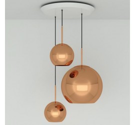 Подвесной светильник Tom Dixon - Copper Trio Round Pendant System (CLPS03-PEUM1)