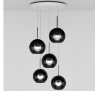 Подвесной светильник Tom Dixon - Copper Black 25cm Round Pendant System (CLPS02BK-PEUM1)