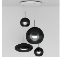 Подвесной светильник Tom Dixon - Copper Black Range Round Pendant System (CLPS04BK-PEUM1)