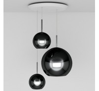 Подвесной светильник Tom Dixon - Copper Black Trio Round Pendant System (CLPS03BK-PEUM1)