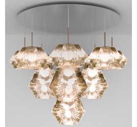 Подвесной светильник Tom Dixon - Cut Gold Mega Pendant System (CTMS01GO-PEUM1)