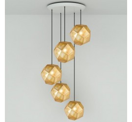Подвесной светильник Tom Dixon - Etch Brass 32cm Round Pendant System (ELPS02B-PEUM1)