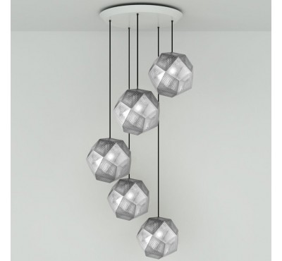 Подвесной светильник Tom Dixon - Etch Steel 32cm Round Pendant System (ELPS02S-PEUM1) Подвесной светильник Tom Dixon - Etch Steel 32cm Round Pendant System (ELPS02S-PEUM1)