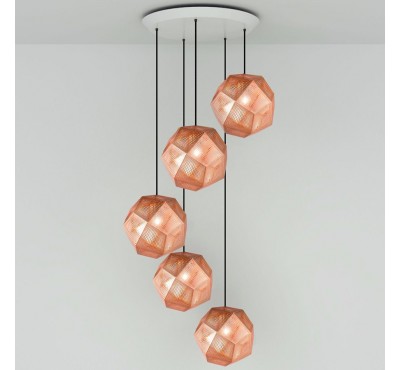 Подвесной светильник Tom Dixon - Etch Copper 32cm Round Pendant System (ELPS02C-PEUM1) Подвесной светильник Tom Dixon - Etch Copper 32cm Round Pendant System (ELPS02C-PEUM1)