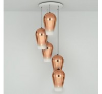 Подвесной светильник Tom Dixon - Fade Copper Round Pendant System (FLPS01CO-PEUM1)