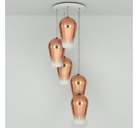 Подвесной светильник Tom Dixon - Fade Copper Round Pendant System (FLPS01CO-PEUM1)