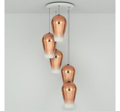 Подвесной светильник Tom Dixon - Fade Copper Round Pendant System (FLPS01CO-PEUM1) Подвесной светильник Tom Dixon - Fade Copper Round Pendant System (FLPS01CO-PEUM1)