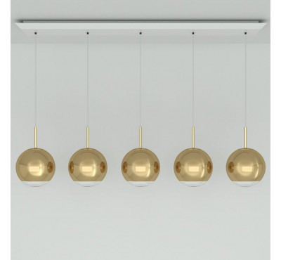 Подвесной светильник Tom Dixon - Mirror Ball Gold 25cm Linear Pendant System (MBPS03G-PEUM1) Подвесной светильник Tom Dixon - Mirror Ball Gold 25cm Linear Pendant System (MBPS03G-PEUM1)
