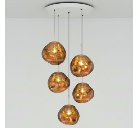 Подвесной светильник Tom Dixon - Melt Mini Gold Round Pendant System (MLPS02G-PEUM1) Подвесной светильник Tom Dixon - Melt Mini Gold Round Pendant System (MLPS02G-PEUM1)