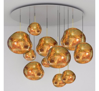 Подвесной светильник Tom Dixon - Melt Gold Mega Pendant System (MLMS01G-PEUM1)