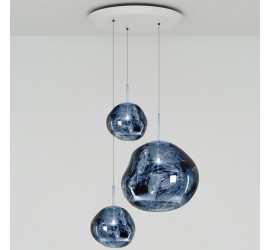 Подвесной светильник Tom Dixon - Melt Smoke Trio Round Pendant System (MLPS01SM-PEUM1)
